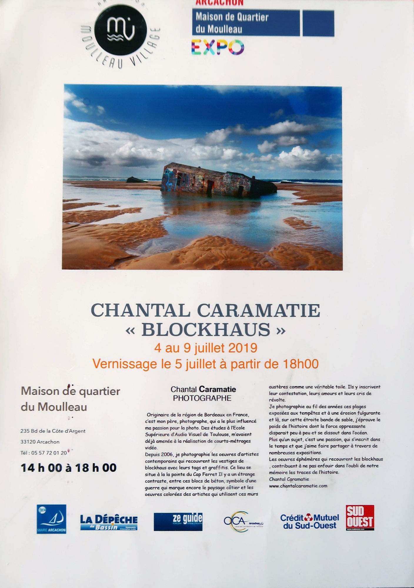 Exposition « Blockhaus » – Maison de quartier du Moulleau, Lège-Cap-Ferret