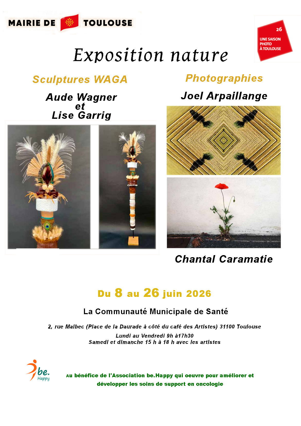 Exposition « Nature » – Communauté Municipale de Santé, Toulouse